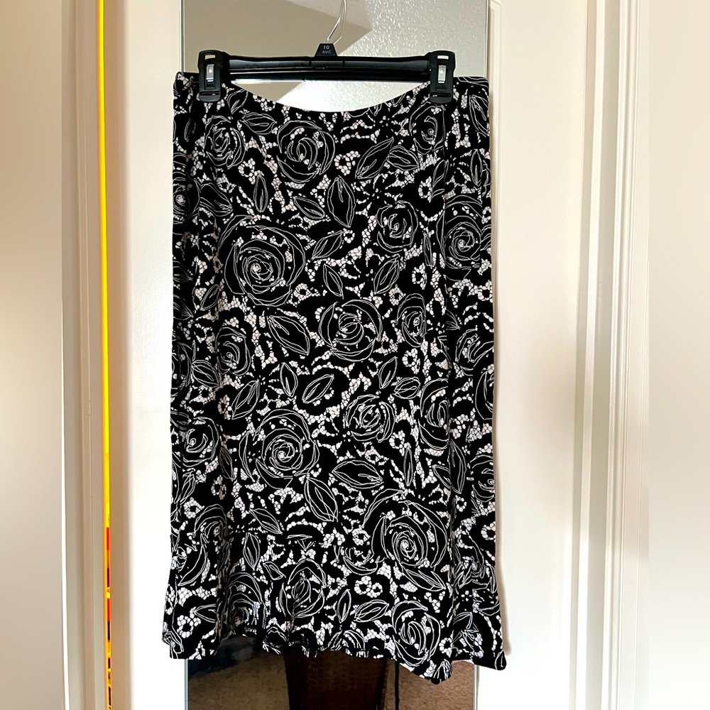 JOSEPHINE CHAUS VINTAGE PATTERN MIDI SKIRT